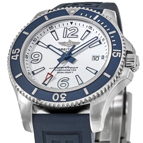 breitling superocean 42 rubber strap|breitling superocean rubber strap buckle.